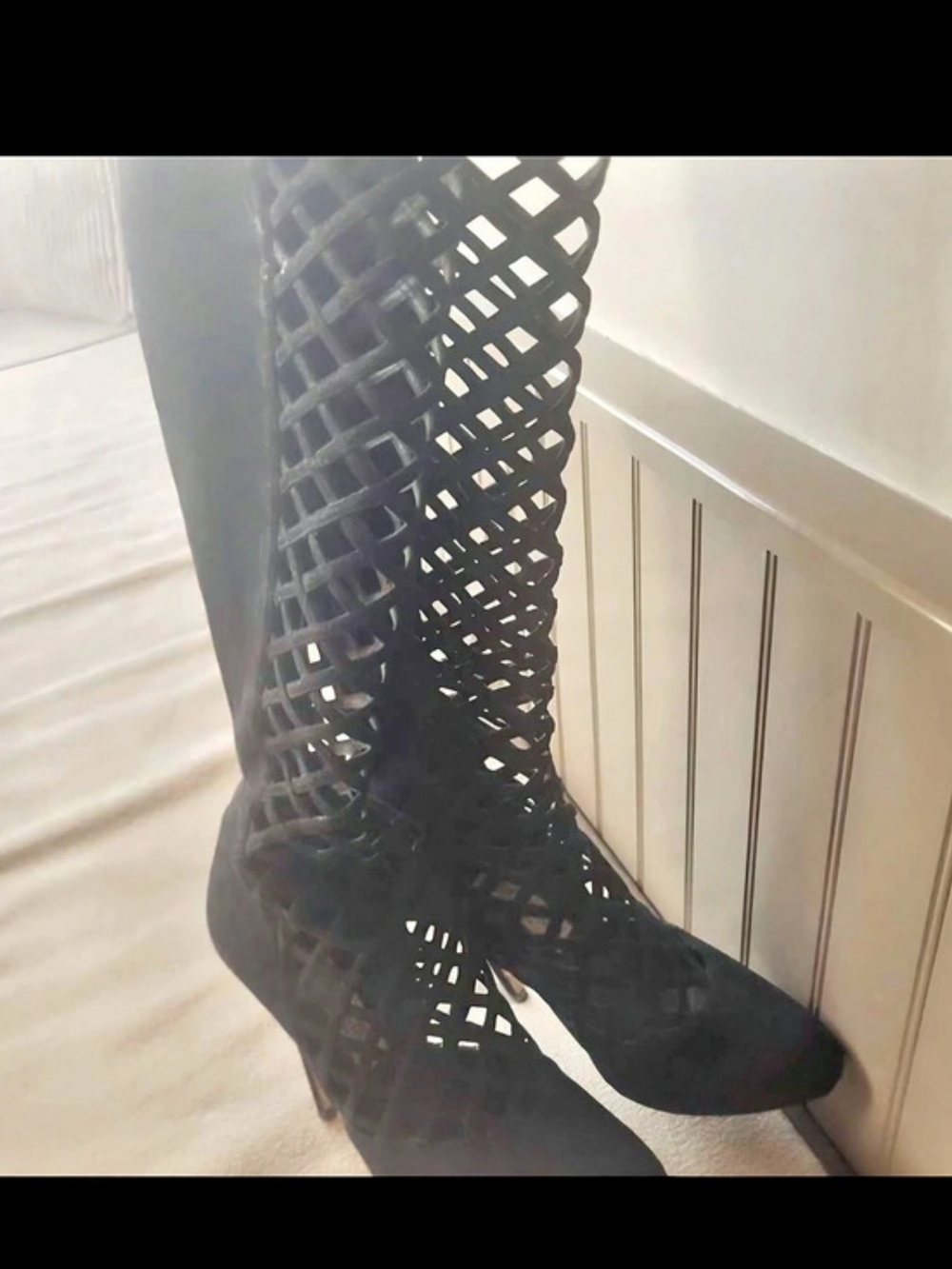 Black Over-the-Knee Boots EU 37